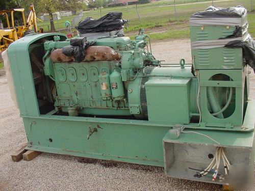 100 kw delco gm diesel generator low hours