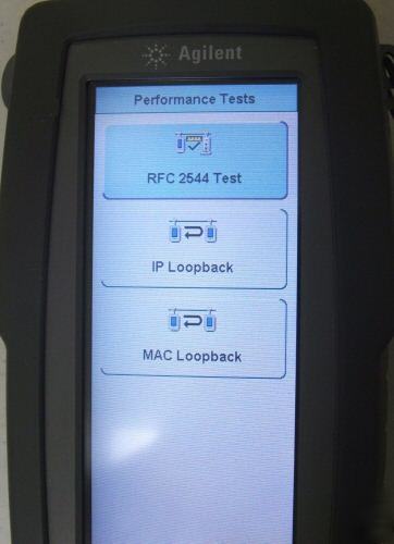 Agilent framescope 350 network performance analyzer