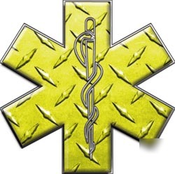 Emt ems mfr medic decal reflective 12