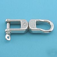 Heavy duty eye & jaw swivels 316 stainless steel 3/8