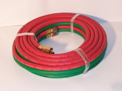 25 ft. oxigen and acetylene twin welding hose