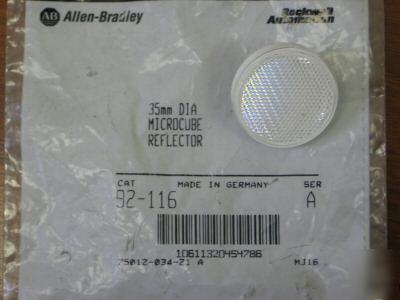Allen bradley 35MM diameter microcube reflector 92-116