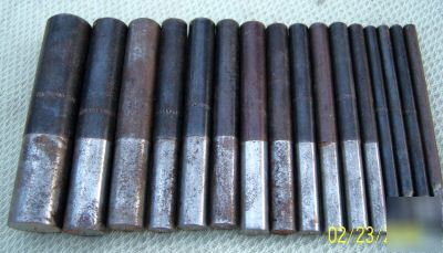Aviation transfer center punch dowel point rivet set