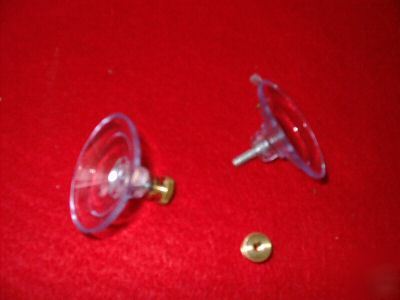 Crystal clear suction cups *police radar,dash brackets