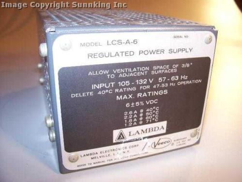 Power suppl model lcs-a-6 veeco power supply