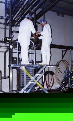 Safetec portable platform ladder scaffolding 5-step 12