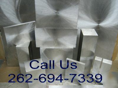  aluminum plate ground 2 sides 1.555 x 4 1/2 x 7 3/4 