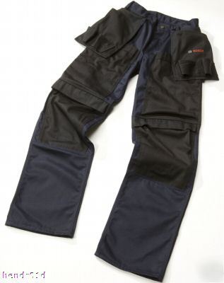Bosch mens work trousers + holsters workwear 40