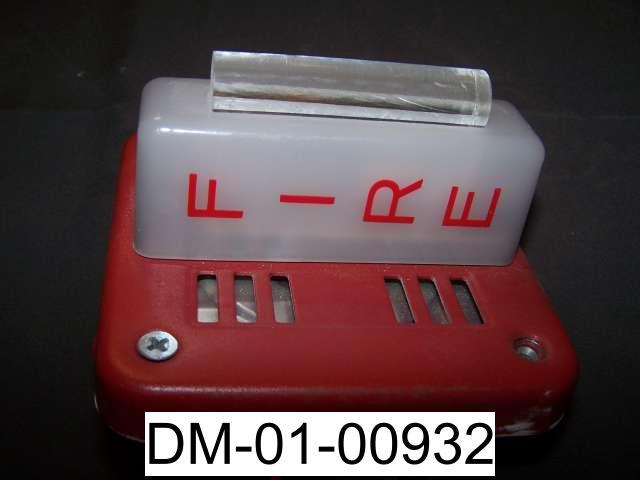 Fos surface strobe plate red fire alarm appliance