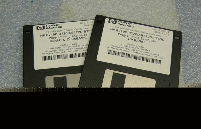 Hp software 8719D/8720D/8722D/8753D