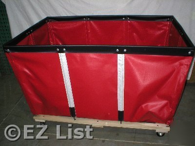 New basket truck,54X34,vinyl liner,2 rigid,2 swivel