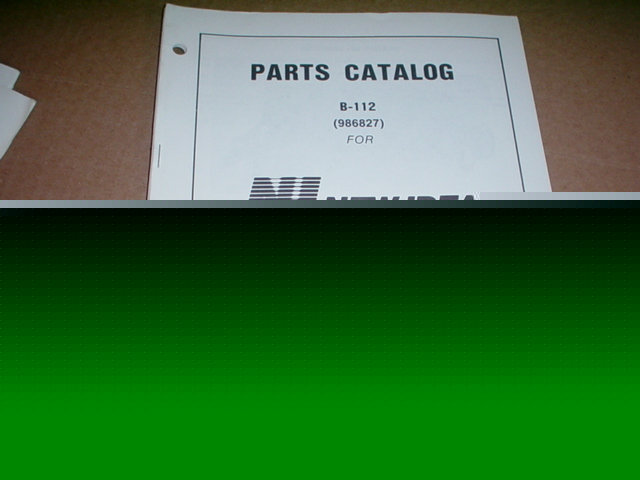 New idea 571 bale baler parts catalog manual