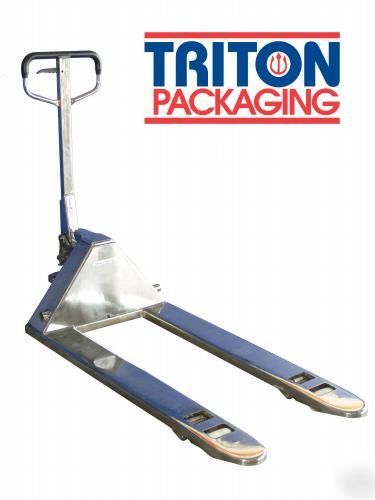 New - pallet jack stainless steel heavy truck 5,510LBS