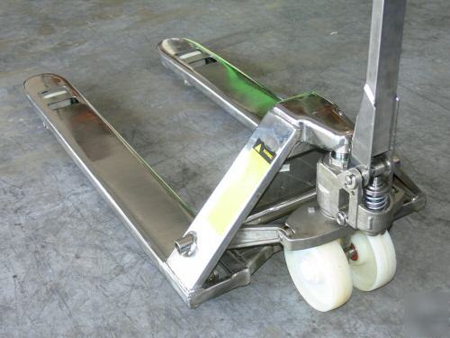 New - pallet jack stainless steel heavy truck 5,510LBS