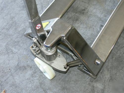 New - pallet jack stainless steel heavy truck 5,510LBS