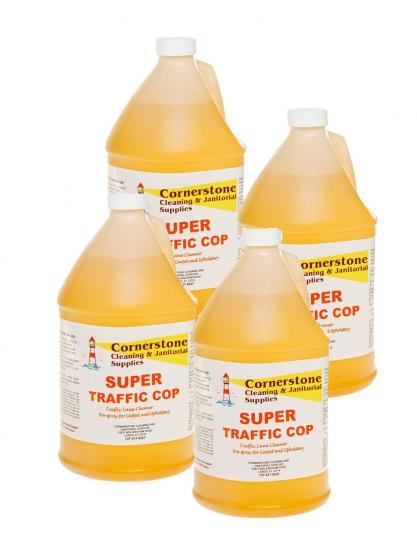 Super traffic cop 4/1 gallon case carpet cleaning agent