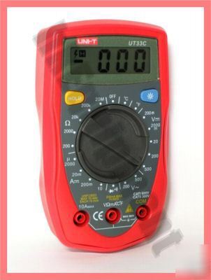 Uni-t UT33C digital lcd palm multimeter ohm voltmeter