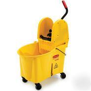 Wavebrake foot activated mop bucket combo rcp 7576-88