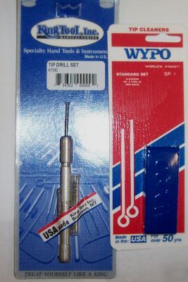 Torch tip cleaner and tip drill set