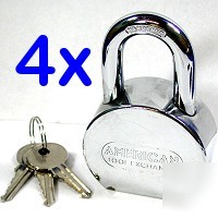 4-65MM heavy duty pad lock american tool chrome padlock