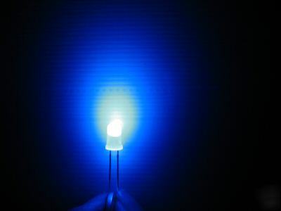 50X 5MM blue superbright diffused leds 