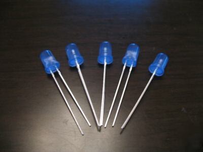 50X 5MM blue superbright diffused leds 