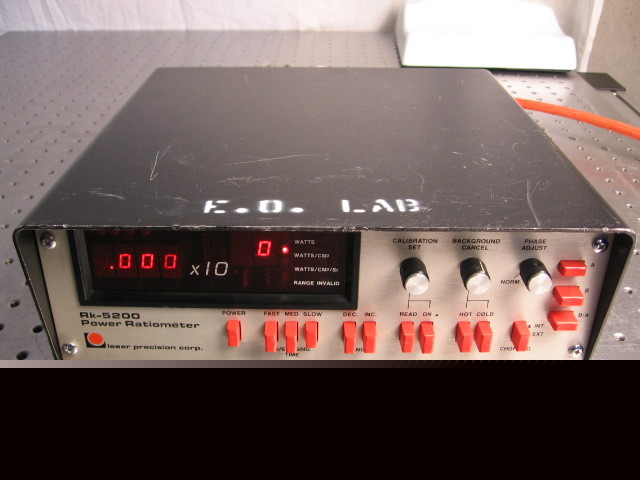 G26972 laser precision rk-5200 power ratiometer