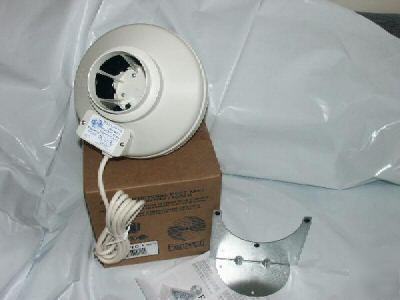  4 inch fantech 167 cfm inline fan w/power cord.