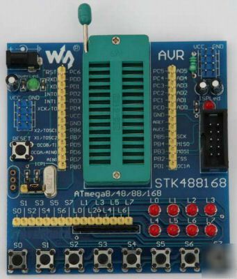 Avr starter develop board STK488168 ATMEGA48 88 168