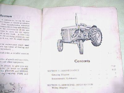David brown instruction book 850 880 990 tractors