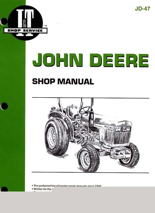 John deere 850 950 1050 service shop repair manual