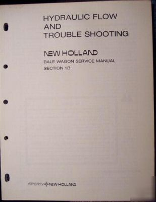 New holland 1012, 1034 bale wagons service manual