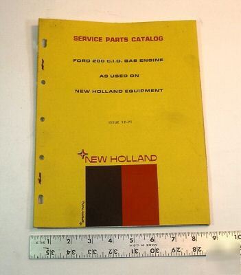 New holland parts book - ford engine 200 c.i.d. -gas