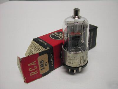 New rca 1H5GT in box nos box dated jan. 1949 tested