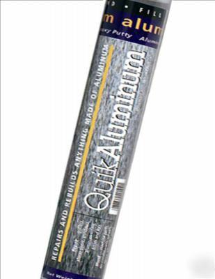 Quik aluminum - reinforced epoxy putty stick 7