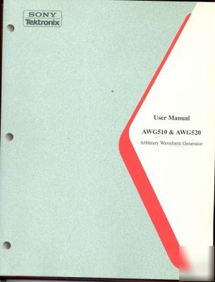 Tek tektronix AW510 & AW520 operators manual