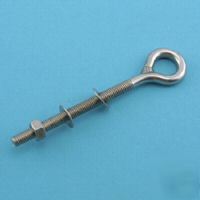 Metric welded eye bolt 304 stainless steel 10MM x 4.00