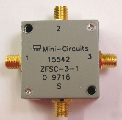 Mini-circuits zfsc-3-1 1-500 mhz 3-way power splitter