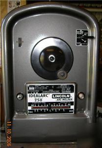 New ideaarc 250 lincoln welders control/name plate, 