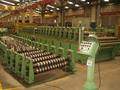 20-stand yoder roll forming line with rafted tooling