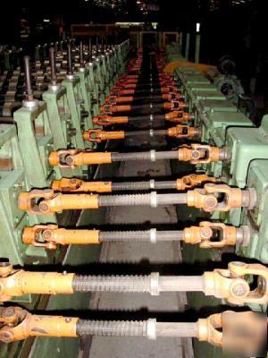 20-stand yoder roll forming line with rafted tooling