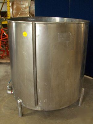 250 gallon 316 stainless steel mixing kettle