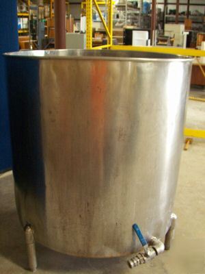 250 gallon 316 stainless steel mixing kettle