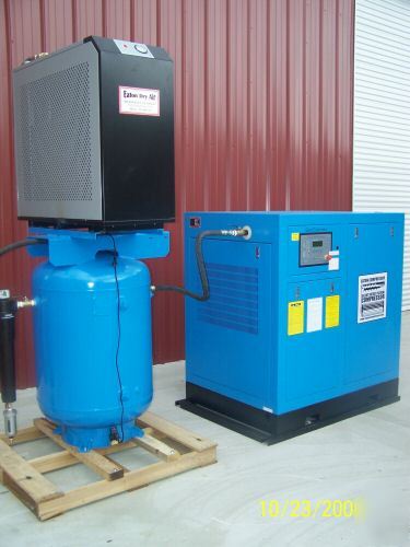 50 hp vsd rotary screw air compressor complete package