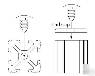 8020 t slot push in fastener 10 s 3272 n (25PCS)