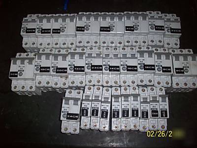 Allen bradley 1492 circuit breakers lot of 53