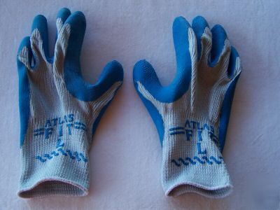 Atlas 300 work garden gloves 1 pair -large
