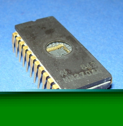 Eprom 1KX8 MM2708Q national vintage gray cerdip gold le