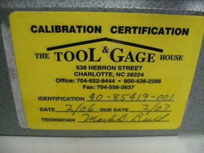 Fowler trimos digital horizontal gage setting machine