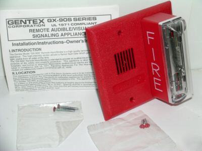 Gentex GX90S-2-15/75WR horn strobe audible fire alarm